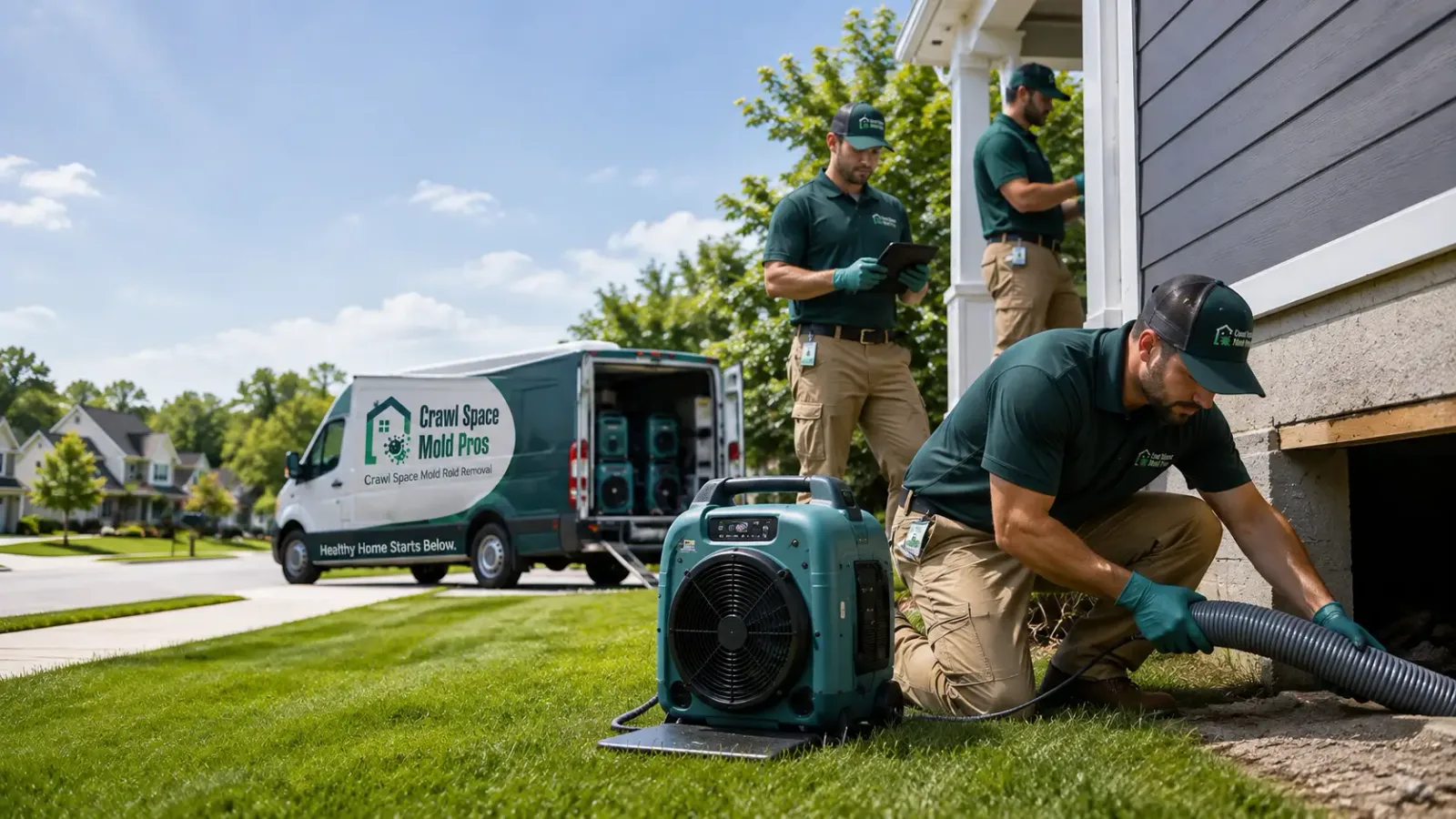 Crawl Space Mold Removal in Coloma, MI